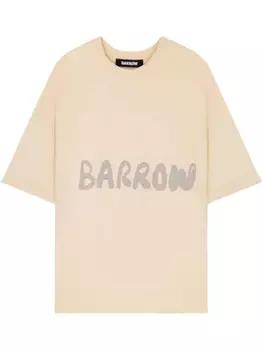 BARROW футболка с логотипом, нейтральный цвет