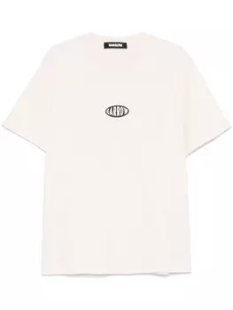 BARROW футболка с логотипом, нейтральный цвет