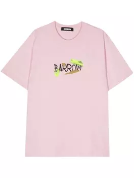 BARROW футболка с логотипом, розовый