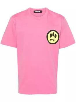 BARROW футболка с логотипом, розовый