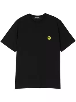 BARROW футболка с нашивкой-логотипом, черный