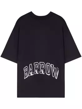 BARROW футболка с принтом, черный