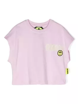 Barrow футболка с принтом, розовый