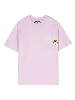 Barrow футболка с принтом, розовый