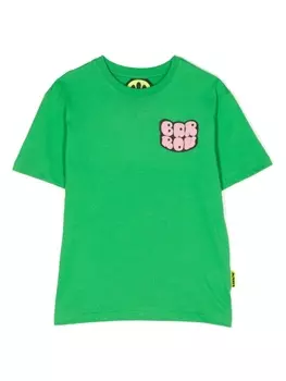 BARROW футболка с принтом, зеленый