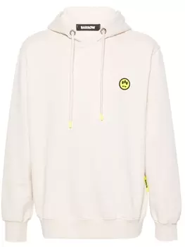 BARROW худи с аппликацией, нейтральный цвет