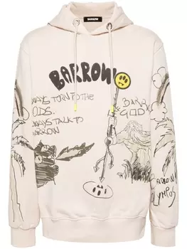 BARROW худи с логотипом, белый