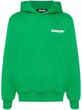 BARROW худи с логотипом, зеленый