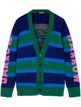 BARROW кардиган Teddy в полоску, синий