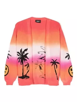 Barrow кардиган вязки интарсия, оранжевый