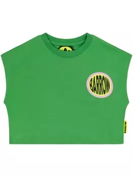 Barrow kids футболка без рукавов с логотипом, зеленый