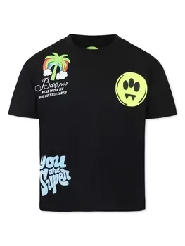 Barrow kids футболка с логотипом, черный