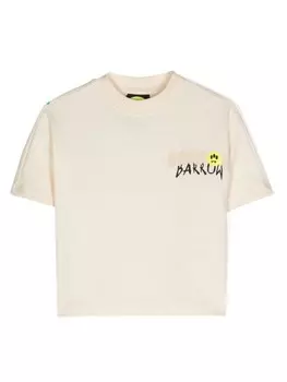 Barrow kids футболка с логотипом, нейтральный цвет