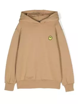 Barrow kids худи с логотипом, коричневый