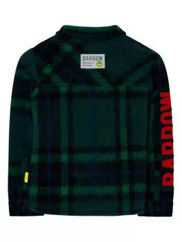 Barrow kids куртка-рубашка в клетку, зеленый