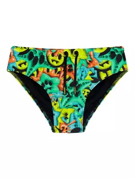 Barrow kids плавки с графичным принтом, зеленый