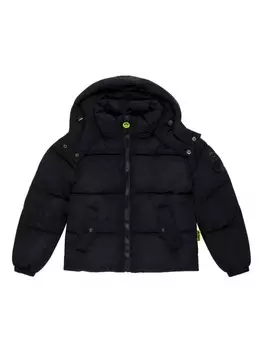 Barrow kids пуховик с логотипом, черный