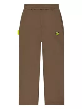 Barrow kids спортивные брюки с логотипом, коричневый
