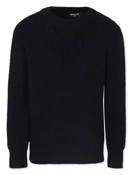 Barrow kids свитер с логотипом-смайликом, черный