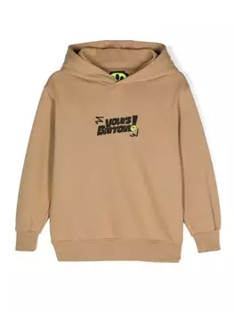 Barrow kids толстовка с логотипом, коричневый