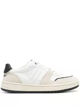 BARROW кроссовки с логотипом и вставками, белый