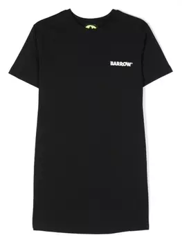 Barrow платье-футболка с логотипом, черный
