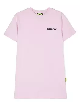 Barrow платье-футболка с логотипом, розовый