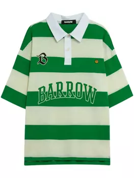 BARROW рубашка поло с логотипом, зеленый