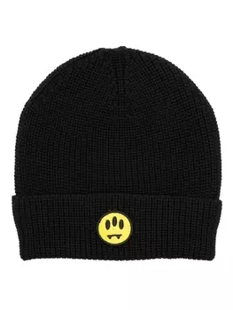 BARROW шапка бини с нашивкой-логотипом, черный