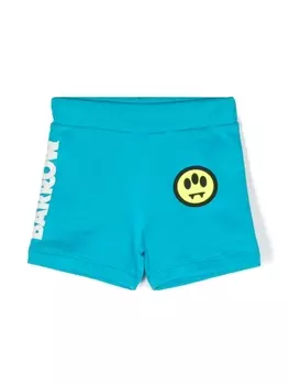 Barrow шорты из джерси с логотипом, синий