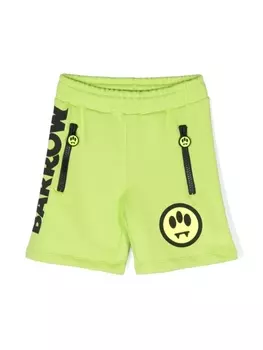 Barrow шорты из джерси с логотипом, зеленый