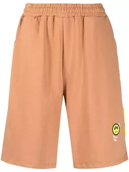 BARROW шорты с логотипом, коричневый