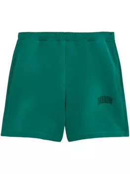 BARROW шорты с логотипом, зеленый