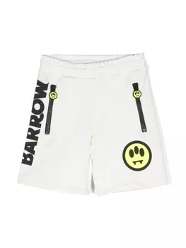 Barrow спортивные шорты с логотипом, белый
