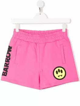 Barrow спортивные шорты с логотипом, розовый