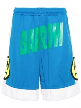 BARROW спортивные шорты с логотипом, синий