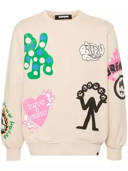 BARROW толстовка с логотипом, нейтральный цвет