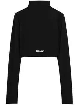 BARROW укороченный топ с длинными рукавами, черный