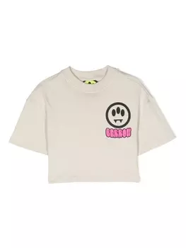 Barrow укороченный топ с логотипом, нейтральный цвет