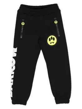 Barrow зауженные спортивные брюки с логотипом, черный