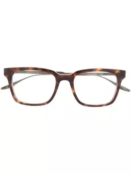 Barton Perreira очки в квадратной оправе черепаховой расцветки, коричневый