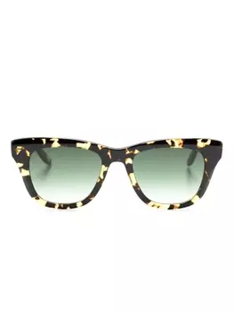 Barton Perreira солнцезащитные очки Claudel в оправе черепаховой расцветки, коричневый