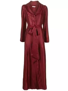 Baruni платье макси Kayra со съемными рукавами, красный