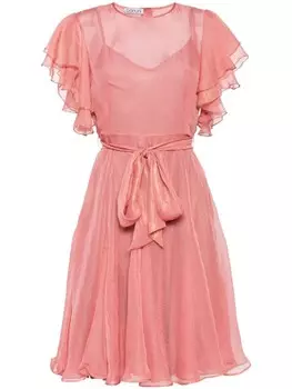 Baruni платье мини Milada с голографическим эффектом, розовый