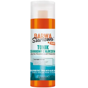 Barwa Siarkowa тоник для лица с алоэ вера, 200 мл