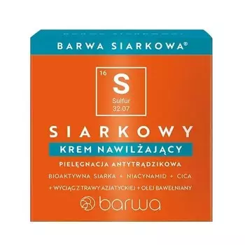 Barwa, Увлажняющий крем с серой, 50 мл