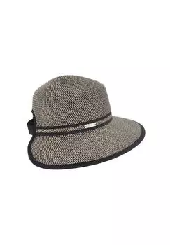 Баржа для смешивания бумажной соломки с ребристыми деталями 54738-0 SEEBERGER, цвет Leinen Schwarz One Size