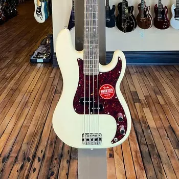 Бас-гитара Classic Vibe 60's Precision Bass — олимпийский белый Squier Classic Vibe 60's Precision Bass -