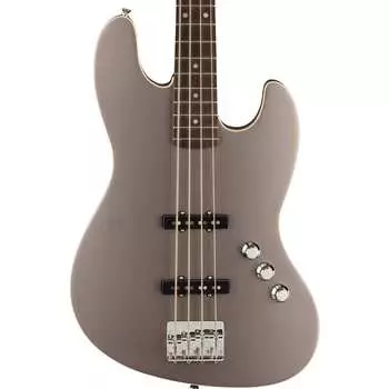 Бас-гитара Fender Aerodyne Special Jazz Bass, накладка на гриф из палисандра — серый металлик