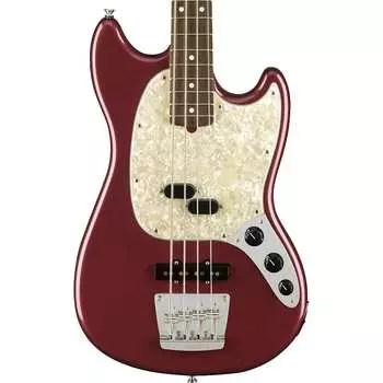 Бас-гитара Fender American Performer Mustang - накладка на гриф из палисандра, баклажан Mustang Bass
